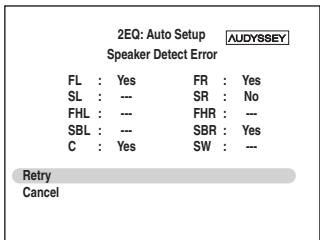 ONKYO HT-S7200 - Speaker Detect Error - 3