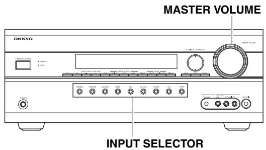 ONKYO HT-S7200 - Selecting the Input Source - 1