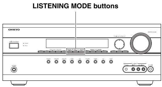 ONKYO HT-S7200 - Selecting on the AV receiver - 1