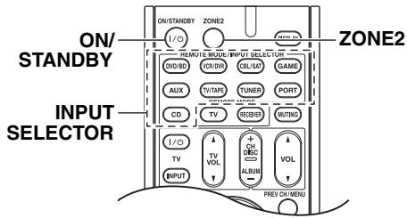 ONKYO HT-S7200 - Controlling Zone 2 with the Remote Controller - 1