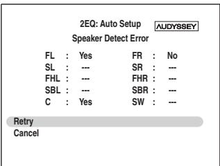 ONKYO HT-S7200 - Speaker Detect Error - 1