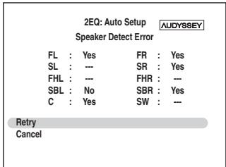 ONKYO HT-S7200 - Speaker Detect Error - 4