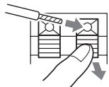 ONKYO HT-S7200 - Connecting the Speaker Cables - 1