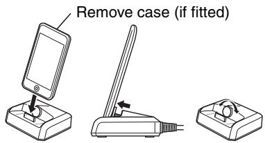 ONKYO HT-S7200 - Putting Your iPod/iPhone in the UP-A1 - 1