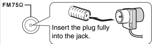 ONKYO HT-S7200 - Attach the FM antenna, as shown. - 1