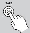 ONKYO HT-S770 - Changing the TAPE/MD/CDR Display - 1
