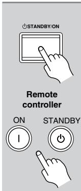 ONKYO HT-S770 - Turning On the HT-R520 - 1