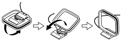 ONKYO HT-S790 - Connecting the AM Loop Antenna - 1