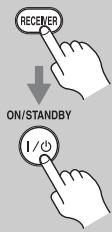 ONKYO HTP-570 - Turning On and Standby - 2