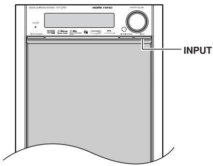 ONKYO HTX-22HD - Changing the Input Display - 1