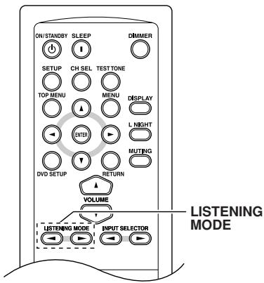 ONKYO HTX-22HD - Selecting the Listening Modes - 3