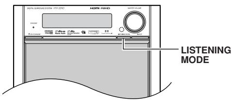 ONKYO HTX-22HD - Selecting the Listening Modes - 2