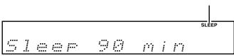 ONKYO HTX-22HD - Using the Sleep Timer - 2