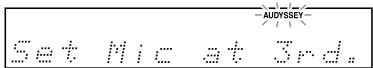 ONKYO HTX-22HD - When the following display appears, move the speaker setup microphone to measurement point ② (page 32), and then press [ENTER]. - 4