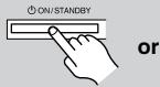 ONKYO HTX-22HD - Turning On and Standby - 3
