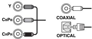 ONKYO SKC-570 - Did you connect a component to component video input or digital audio input? - 1