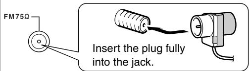 ONKYO SKC-570 - Attach the FM antenna, as shown. - 1