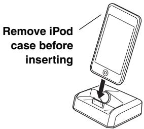 ONKYO SKC-570 - Putting Your iPod in the Dock - 1
