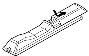 ONKYO SKF-330F - Installing the Batteries - 1