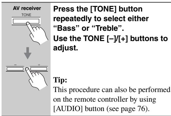 ONKYO SKR-570 - Adjusting the Bass &amp; Treble - 1
