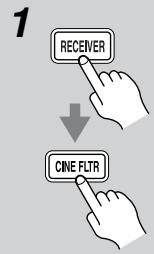 ONKYO SKW-330 - Using the CinemaFILTER - 1