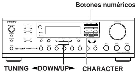 ONKYO TX-8555 - Escuchar informacion de trafico (TP) - 2