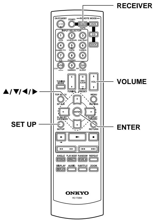 ONKYO TX-8555 - Por exemple: Procedimiento de ajuste del ID remoto - 1
