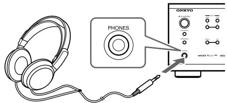 ONKYO TX-8555 - Utilisation d'un casque - 1