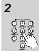 ONKYO TX-8555 - Programar un número de mando a distancia para controlar componentes connectados via RI - 2