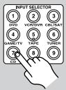 ONKYO TX-8555 - Pulse el botón del selector de entrada correspondiente. - 4
