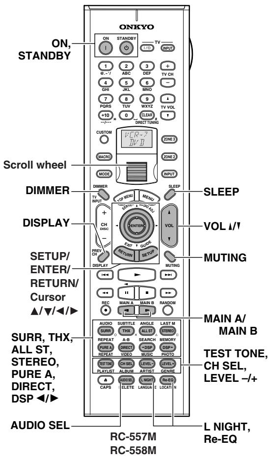 ONKYO TX-NR1000 - To Operate the TX-NR1000/TX-NR5000E (AMP Mode) - 1