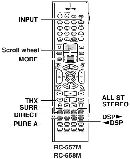 ONKYO TX-NR1000 - Selecting the Listening Mode - 2