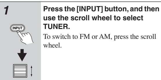 ONKYO TX-NR1000 - Selecting a Preset Radio Station - 3