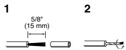ONKYO TX-NR1000 - Connecting the Speaker Cable - 1