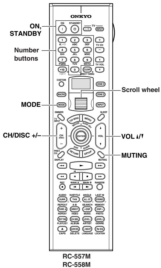 ONKYO TX-NR1000 - Remote Control Codes - 4