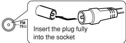 ONKYO TX-NR1000 - Attach the FM antenna, as shown. - 2