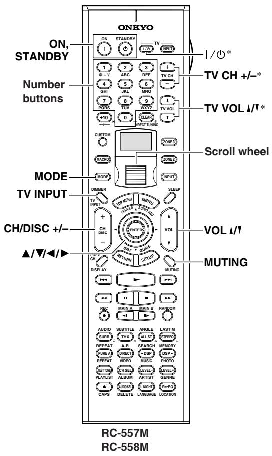 ONKYO TX-NR1000 - Remote Control Codes - 3