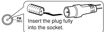ONKYO TX-NR1000 - Attach the FM antenna, as shown. - 1