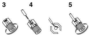ONKYO TX-NR1000 - Connecting the Speaker Cable - 2
