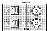 ONKYO TX-NR1000 - Opt 1 Out, Opt 2 Out, Coax 1 Out, Coax 2 Out - 1