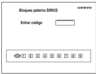 ONKYO TX-SR705 - Cambio del número PIN - 6