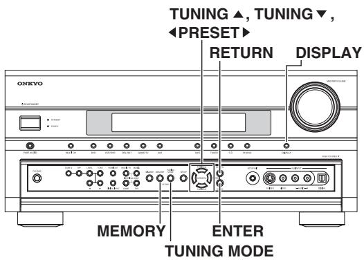 ONKYO TX-SR705 - Sélection directe - 1