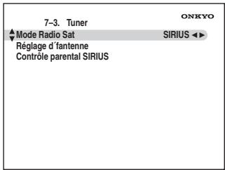 ONKYO TX-SR705 - Régler le mode de radio satellite - 2
