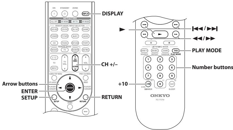 ONKYO UP-HT1 - Remote Controller - 1