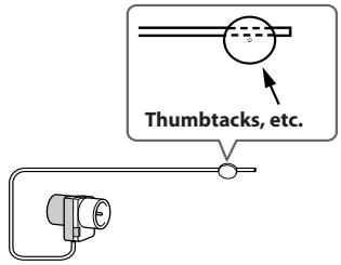 ONKYO UP-HT1 - Attach the FM antenna, as shown. - 2