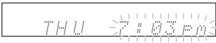 ONKYO CBX-500 - Use the Up/Down [A]/[V] buttons to enter the current time. - 1