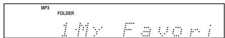 ONKYO CBX-500 - While playback is stopped, use the FOLDER [A]/[V] buttons to select a folder. - 1