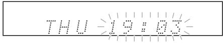 ONKYO CBX-500 - Use the Up/Down [A]/[V] buttons to enter the current time. - 2
