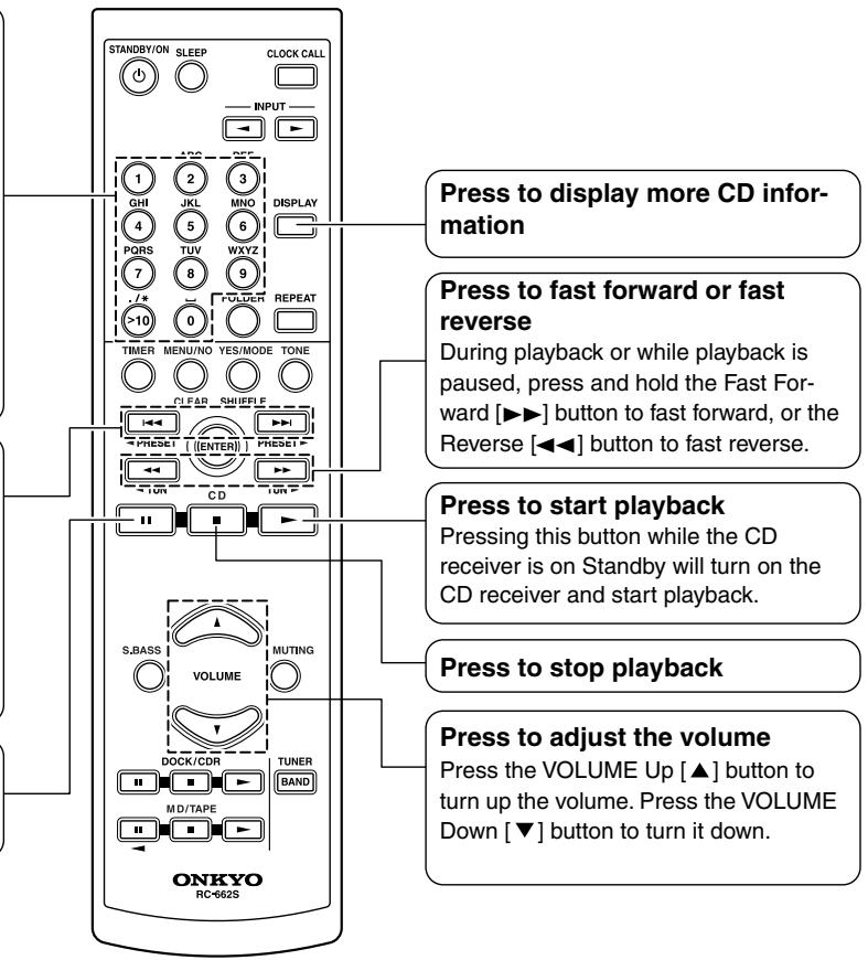 ONKYO CR-315DAB - Press to pause playback - 1