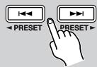 ONKYO CR-315DAB - Use the [BAND] or INPUT [] / [] buttons to select AM, FM, or DAB. - 2